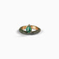 Anello Solitario in Bronzo con Zircone taglio  a Goccia