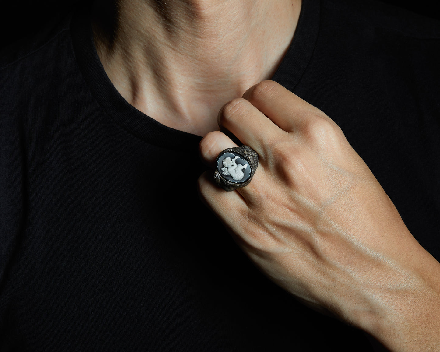 Anello con Cammeo con Angelo