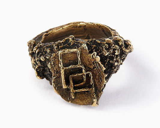 Anello con Iniziali o con Logo Personalizzato