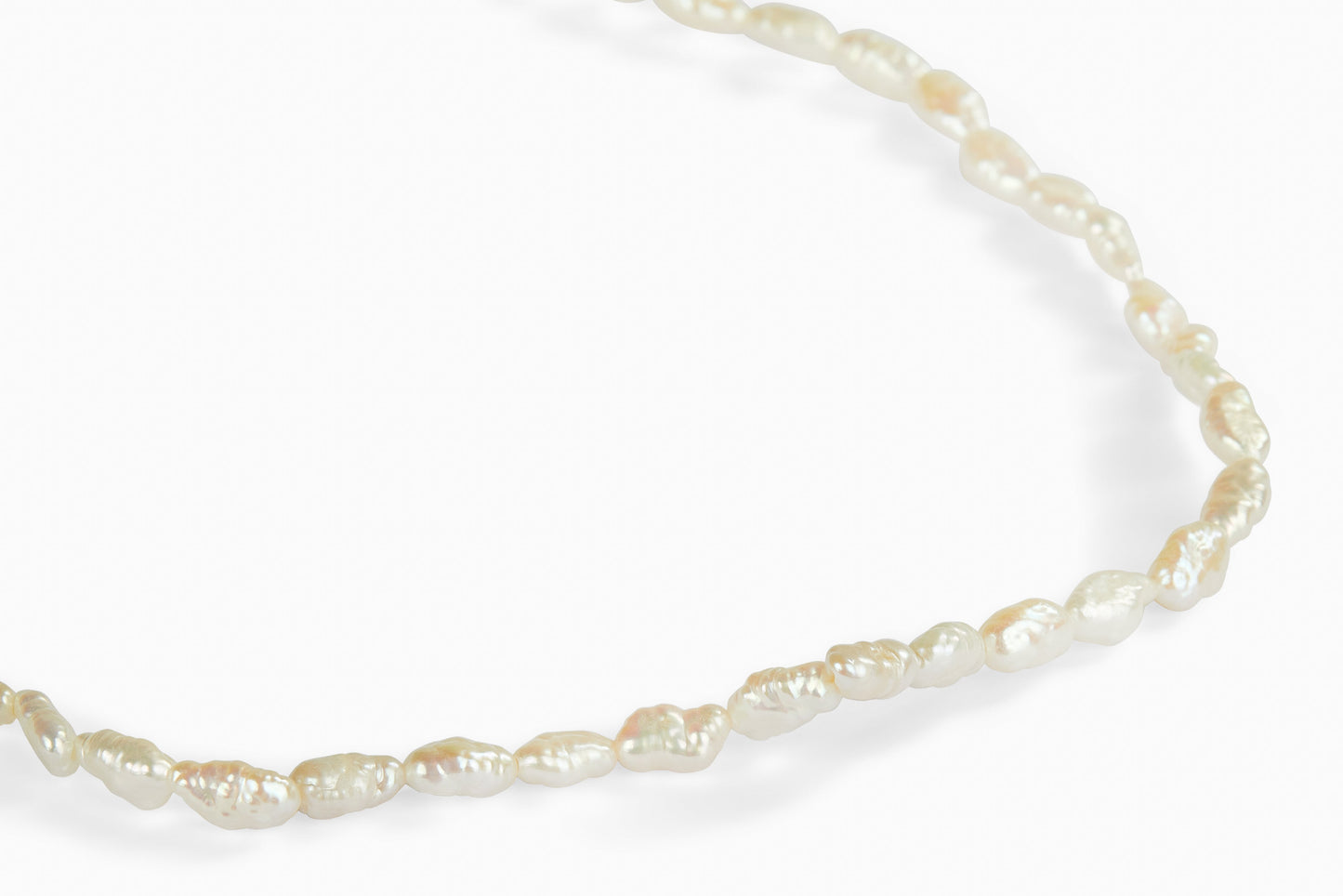 Collana di Perle di Fiume Sottili