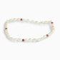 Bracciale Perle di fiume e Rodolite Naturale