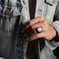 Anello con Cammeo con Fiori