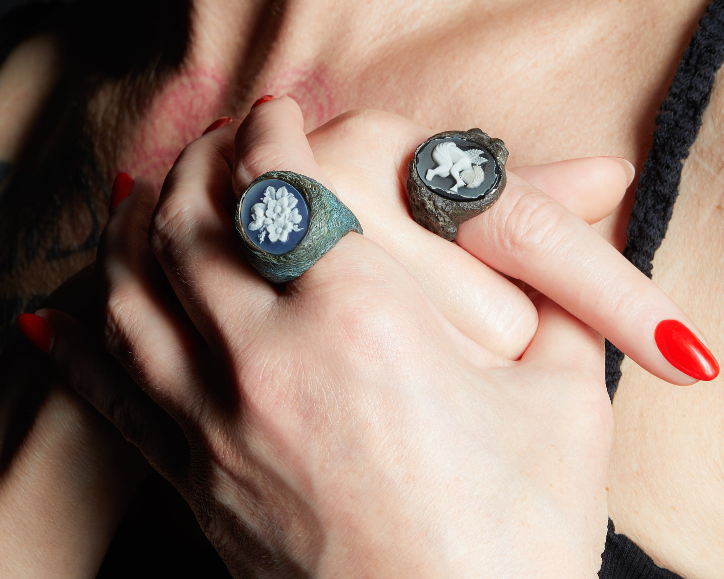 Anello con Cammeo con Angelo