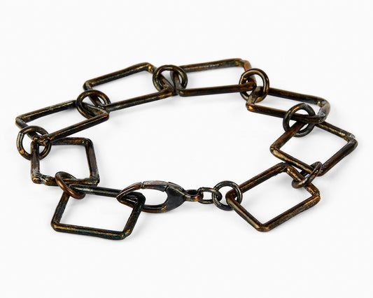 Bracciale a Maglie Catena Fatto a Mano | Andrea