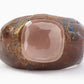 Anello in Bronzo con Quarzo Rosa | Natura