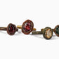 Anello Solitario in Bronzo e Ottone | Pietra Dura Sintetica | Dieci
