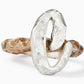 Anello in Bronzo Con Iniziali Argento 925 | ABC
