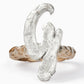 Anello in Bronzo Con Iniziali Argento 925 | ABC