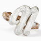 Anello in Bronzo Con Iniziali Argento 925 | ABC