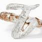 Anello in Bronzo Con Iniziali Argento 925 | ABC