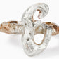 Anello in Bronzo Con Iniziali Argento 925 | ABC